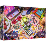 Flamingo by puzzle Lumea mea mică puzzle de 600 de piese - Trefl