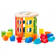 Forme colorate lemn cilindru- Woodyland