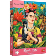 Frida Kahlo - Portret în junglă puzzle premium de 1000 de piese - Trefl