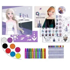 Regatul de gheață 2 – set creativ de 100 de piese, cu carte de colorat și autocolante imaginea 2