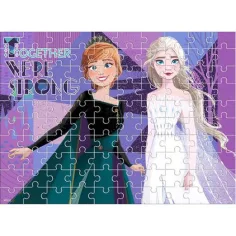 Frozen 2 se poate colora 2 in 1 puzzle 100 bucăți imaginea 3