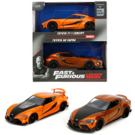 Furios și iute: set de mașinuțe metalice Toyota FT-1 Concept și Toyota GR Supra – Jada Toys