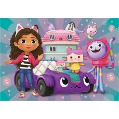 Gabby's Dollhouse Supercolor 2x20 bucăți puzzle - Clementoni imaginea 3
