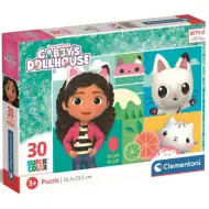 Gabby's Dollhouse Supercolor puzzle 30 bucăți - Clementoni