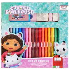 Gabi casa de păpuși set de imprimare 18buc cu marker - Multiprint