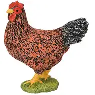 Găină maro figurină de joacă - Bullyland
