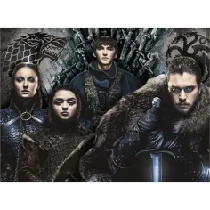Urzeala tronurilor: Casa Stark, puzzle de 500 de piese - Clementoni imaginea 2