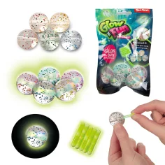 Glow N Fun minge de cauciuc care luminează în întuneric set de 5 bucăți imaginea 1