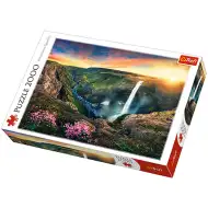 Haifoss, Islanda puzzle 2000 bucăţi - Trefl