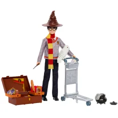 Harry Potter 9 și 3/4. peron set de joacă cu Harry păpușă – Mattel imaginea 2