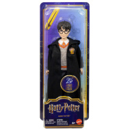 Harry Potter: bebeluș Harry în robă cu baghetă magică - Mattel