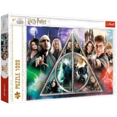 Harry Potter: Reliquile Morții 1000 de piese puzzle - Trefl imaginea 1