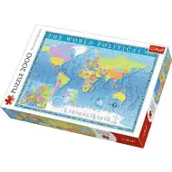 Harta Politică al Lumii puzzle 2000 bucăți - Trefl