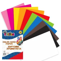Hârtie carton cu 10 culori 35x25cm imaginea 3