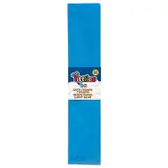 Hârtie creponată culoarea albastru deschis 50x200cm