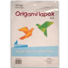 Hârtie origami A/4 20 bucăți