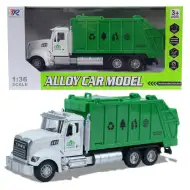 Heavy Duty Truck: Model de camion de colectare selectivă a deșeurilor cu uși care se deschid 1/36