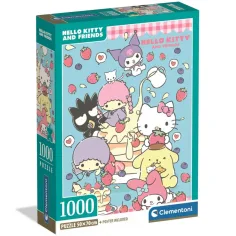 Hello Kitty și prietenii Delicii dulci puzzle de 1000 de piese – Clementoni