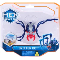 Hex Bots: Skitter Bot robot păianjen interactiv – albastru-roșu - Spin Master
