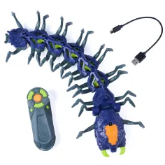 HexBots Explodapede RC robot centiped cu ochi luminoși, controlat de la distanță – Spin Master imaginea 5