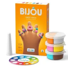 Hey Clay: Bijou inele dulci set de lut creativ care se usucă la aer