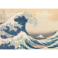 Hokusai - Marele val de la Kanagawa puzzle de 1000 de piese - Clementoni imaginea 2