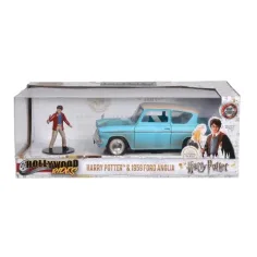 Hollywood Rides - Harry Potter: 1959 Ford Anglia model de mașină din metal 1/24 - Simba Toys imaginea 3
