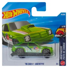 Hot Wheels: '76 Chevy Chevette mașină mică verde 1/64 - Mattel