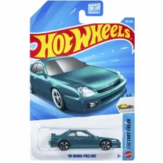 Hot Wheels: '98 Honda Prelude turcoaz mașină mică 1/64 - Mattel