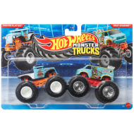 Hot Wheels Camioane Monstru: Poo Poo Platter vs Fruit Smasher set de 2 mașinuțe 1/64 - Mattel