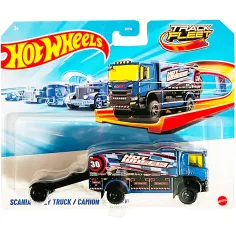 Hot Wheels: Camion de raliu Scania 1/64 - Mattel