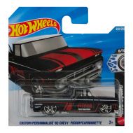 Hot Wheels: camionetă Chevy Pickup Custom din 1962, mașinuță 1/64 - Mattel