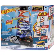 Hot Wheels City: 2 in 1 turn de curse set de joacă - Mattel