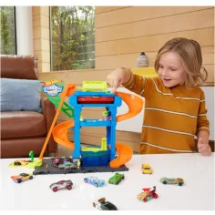 Hot Wheels City: Mașină de spălat cu mașinuță schimbătoare de culoare - Mattel imaginea 3