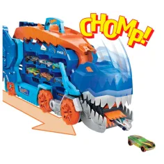 Hot Wheels City: Transformabil Ultimate Transportor de Mașini T-Rex - Mattel imaginea 3