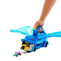 Hot Wheels City: Transportor de mașini Dragon - Mattel imaginea 2