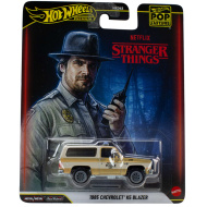 Hot Wheels Cultură Pop: mini-mașinuță Chevrolet K5 Blazer 1985, scară 1/64 - Mattel