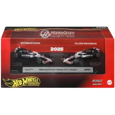 Hot Wheels F1 Mașinuță 2-pachet - Haas: Ocon + Bearman - Mattel