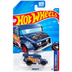 Hot Wheels: Mailed It! mașinuță albastră 1/64 - Mattel