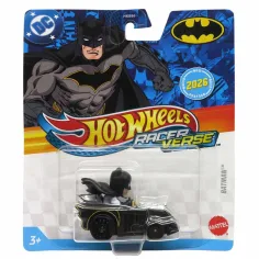 Hot Wheels: Mașină mică cu personajul Batman din RacerVerse 1/64 – Mattel