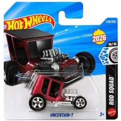 Hot Wheels: Mașină mică Uncertain-T 1/64 - Mattel