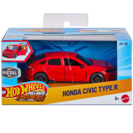 Hot Wheels: mașinuță cu mecanism de tragere Honda Civic Type R 1/43 - Mattel