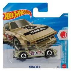 Hot Wheels: Mazda RX-7 mașină mică aurie 1/64 - Mattel