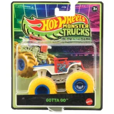 Hot Wheels Monster Trucks Gotta Go mașinuță care luminează în întuneric 1/64 - Mattel