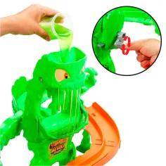 Hot Wheels Monster Trucks Monstrui de slime Set de traseu - Mattel imaginea 3