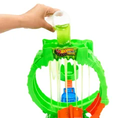 Hot Wheels Monster Trucks Slimehurok set de piste – Mattel imaginea 5