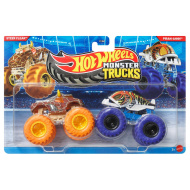 Hot Wheels Monster Trucks: Steer Clear vs Piran-Ahhh set de 2 mașinuțe 1/64 - Mattel