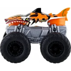 Hot Wheels Monster Trucks Tiger Shark vehicul cu lumini și sunete 1/43 - Mattel imaginea 2