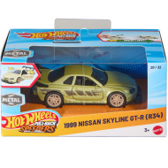 Hot Wheels: Nissan Skyline GT-R (R34) 1999 mașinuță cu mecanism de întoarcere 1/43 - Mattel