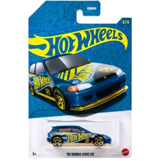 Hot Wheels Perlă & Crom: '92 Honda Civic EG mașină mică 1/64 - Mattel